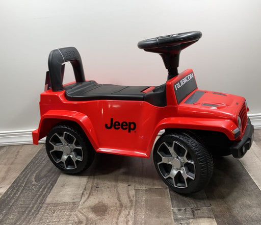 Shop Jeep Rubicon Push Car, Red at GoodBuy Gear