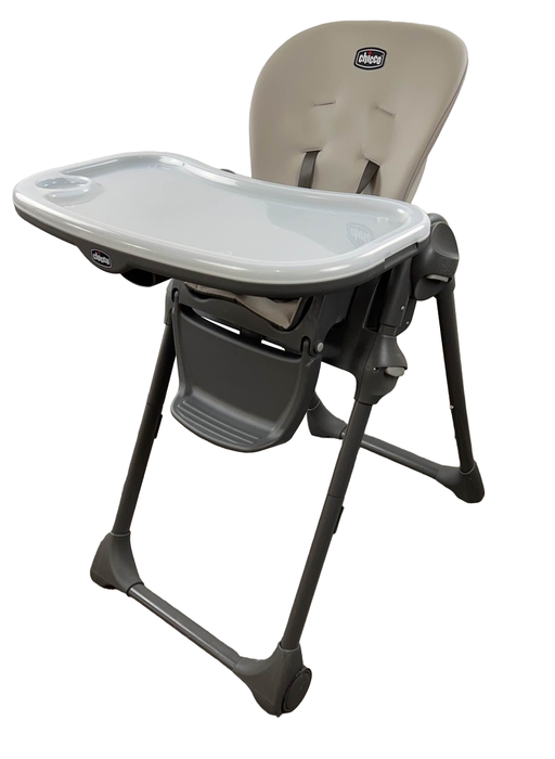 secondhand Chicco Polly Highchair, Taupe