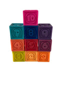 secondhand B. toys One Two Squeeze Blocks