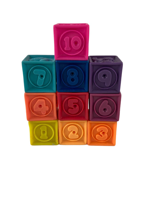 secondhand B. toys One Two Squeeze Blocks