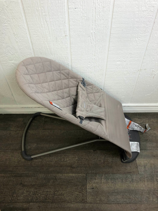 used BabyBjorn Bouncer Bliss, Sand Gray Cotton