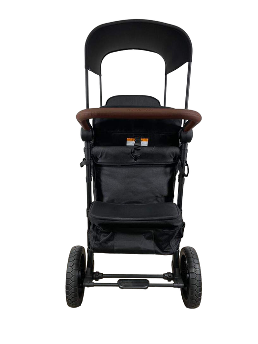 Wonderfold W2 Luxe Multifunctional Double Stroller Wagon, Volcanic Black, 2023