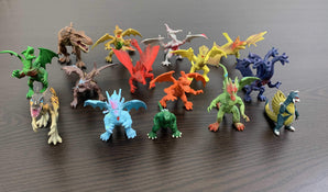 used BUNDLE Plastic Animals, Dragons