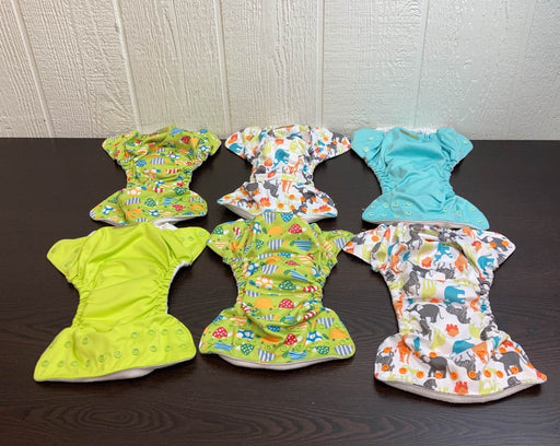 used BUNDLE FuzziBunz Diapers