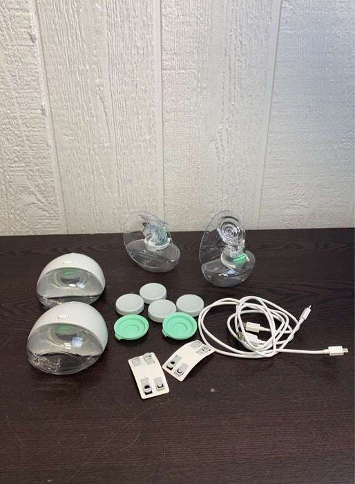 secondhand Elvie Breast Pump, Double, (24mm & 28mm Sheilds)