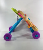 secondhand Fisher Price Laugh & Learn Smart Stages Learn With Puppy Walker, - Pink