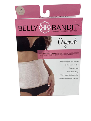 Belly Bandit Original Belly Wrap, L, Nude