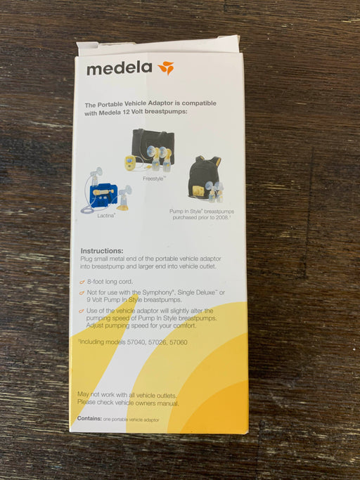 secondhand Medela 12V Portable Vehicle Adapter