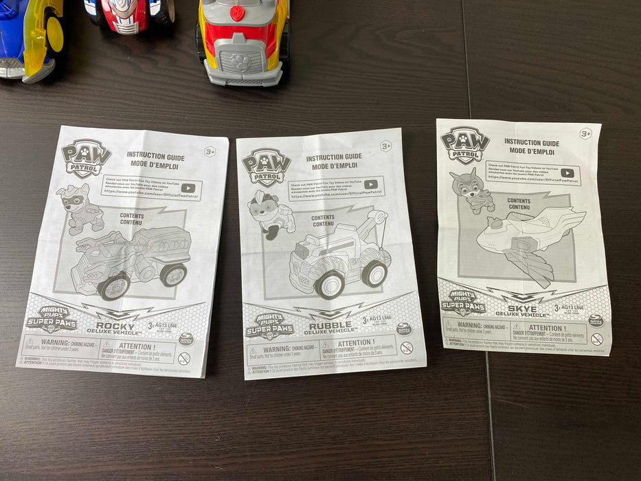 used BUNDLE Paw Patrol Toys