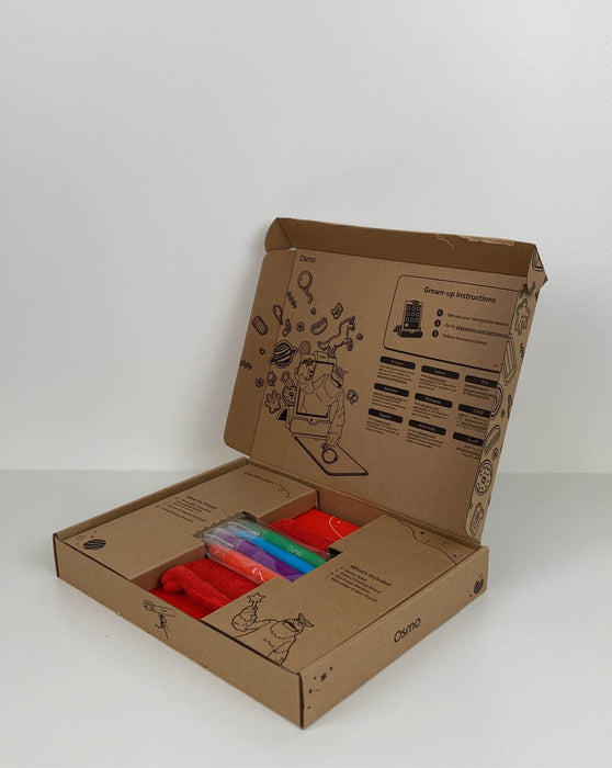 used Osmo Osmo Monster w/ Game Apps, Osmo Creative Board, Dry Erase Markers, & Microfiber Eraser Pouch