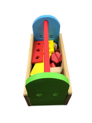 secondhand Melissa & Doug Take-Along Tool Kit Wooden Toy