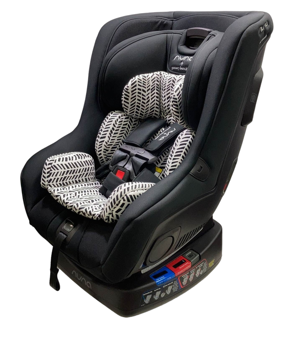 used Nuna RAVA Convertible Car Seat, 2021, Broken Arrow Caviar