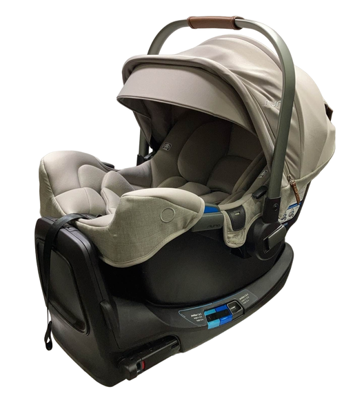 used Nuna PIPA rx Infant Car Seat with RELX Base, 2023, Hazelwood