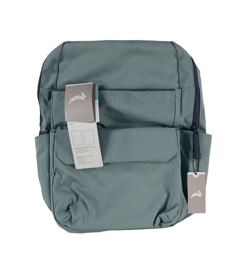 Little Unicorn Red Rovr Roo Lightweight Backpack Diaper Bag, Navy