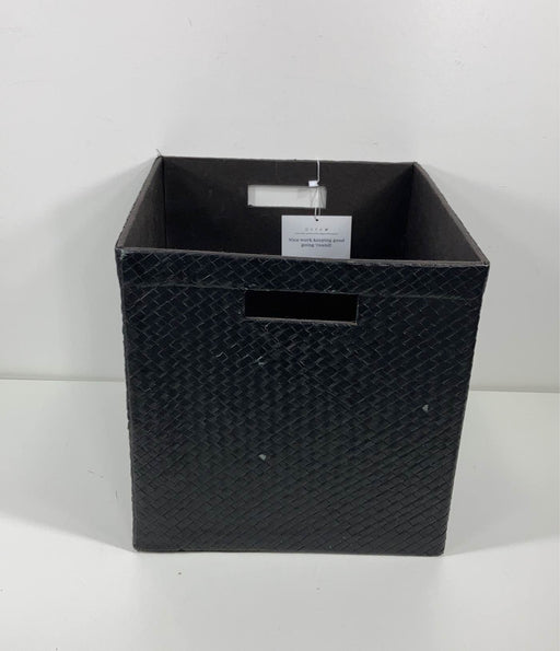 secondhand Wicker Storage Cube