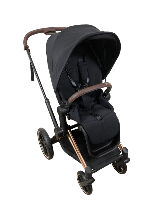 used Cybex PRIAM Stroller, Deep Black, Rosegold, 2022