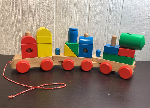 used Melissa & Doug Stacking Train Toddler Toy