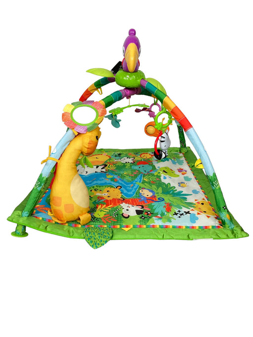 used Fisher Price Rainforest Melodies and Lights Deluxe Gym