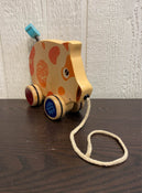 secondhand B. toys Happy Go Pull Toy, Piggy