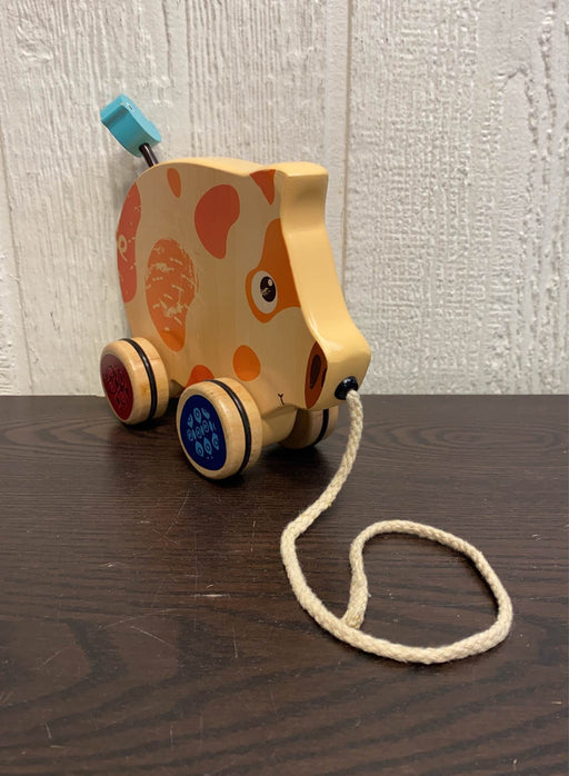 secondhand B. toys Happy Go Pull Toy, Piggy