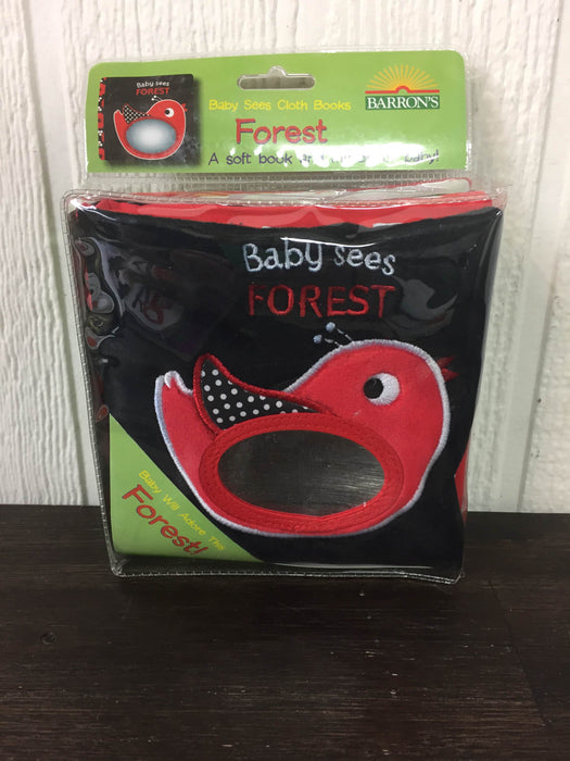 used Baby Sees Forest Soft Book And Mirror