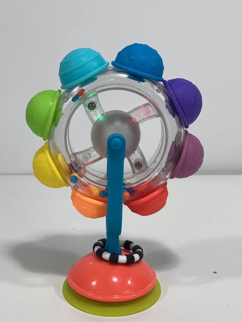 Sassy Light Up Rainbow Wheel Tray Toy