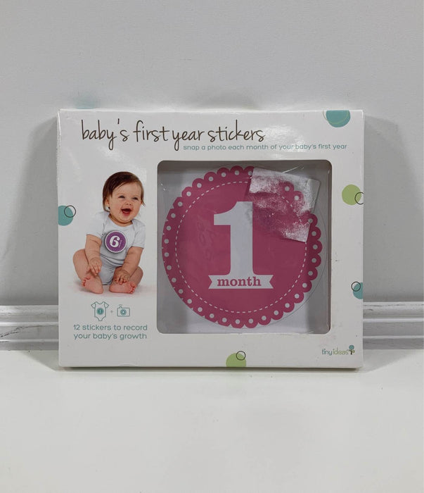 used Tiny Ideas Baby’s First Year Stickers