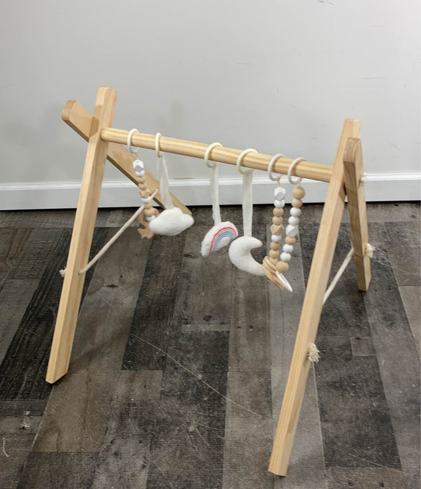 secondhand Poppyseed Play Wooden Baby Gym