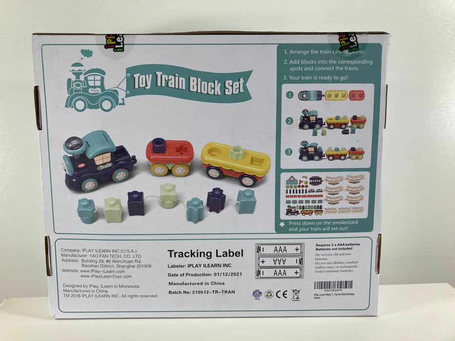 secondhand iPlay, iLearn Toy Train Block Set