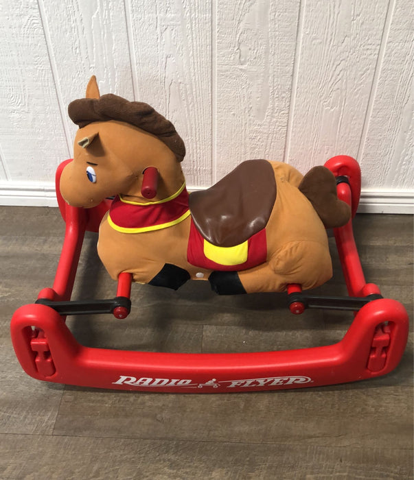 secondhand Radio Flyer Soft Rock & Bounce Pony With Sounds