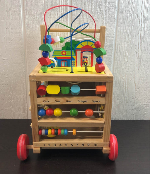 secondhand Wooden Activity Cube