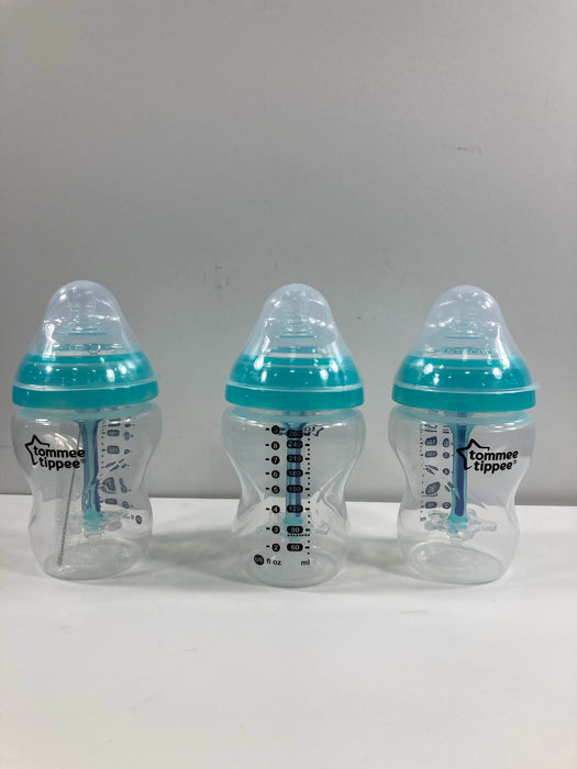 used Tommee Tippee Advanced Anti-Colic Baby Bottles – 9 Ounce, Clear, 3 Count - HIDDEN NEEDS PHOTOS