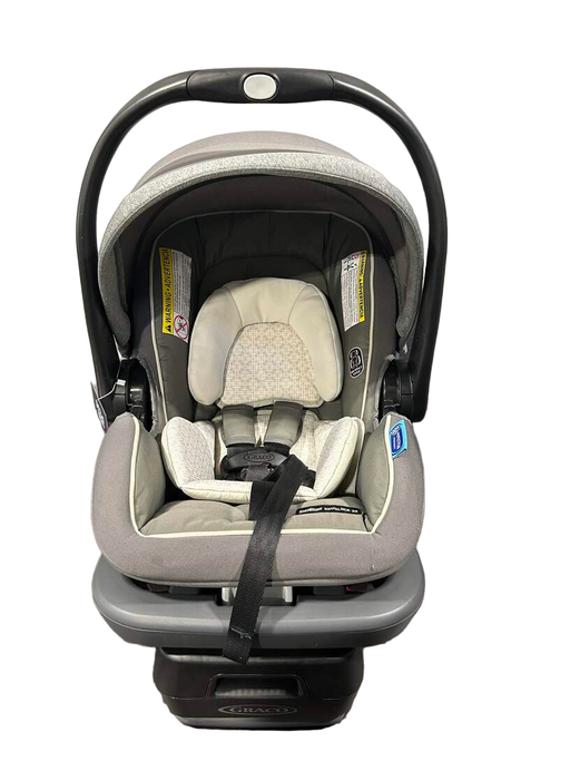 used Graco SnugRide SnugLock35 DLX Infant Car Seat, 2020, Wit