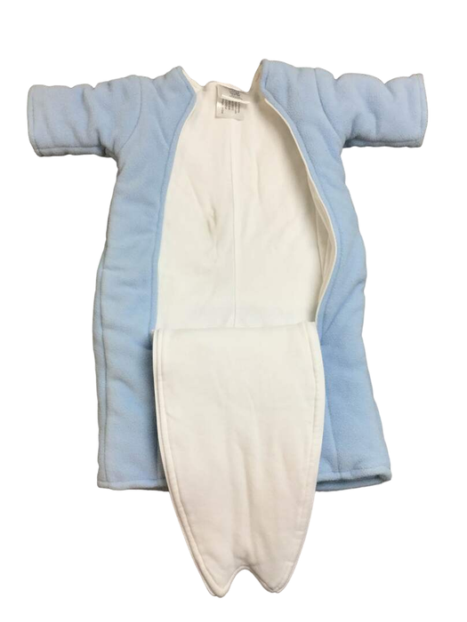 secondhand Baby Merlin's Magic Sleepsuit, Large 6-9 Months, Fleece, Blue