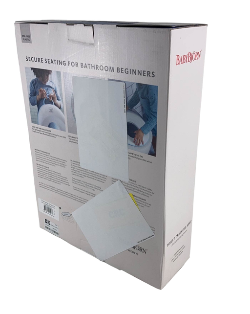secondhand BabyBjorn Toilet Training Seat, White/Gray