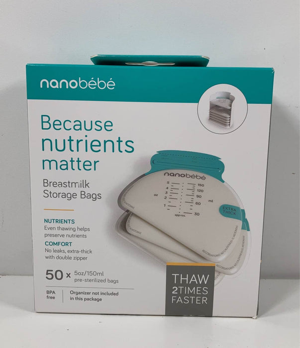 Shop Nanobébé Breastmilk Storage Bags 50-Pack at GoodBuy Gear