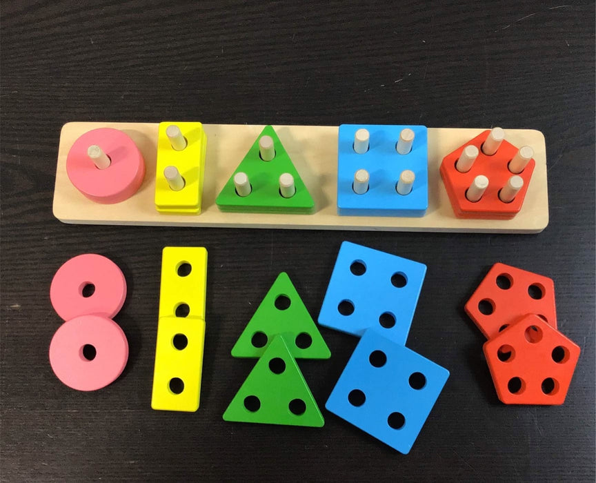 Shop Gentianlai Wooden Color Recognition & Shape Sorter at GoodBuy Gear