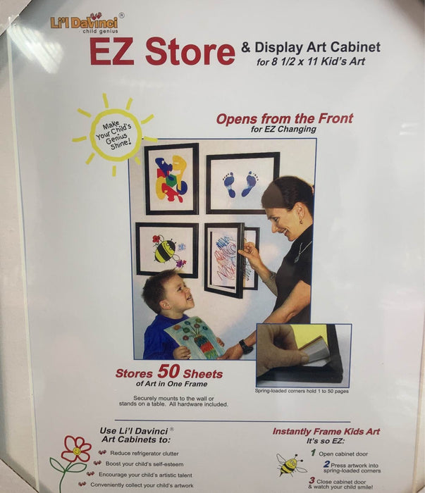 secondhand Li’l Davinci EZ Store & Display Art Cabinet, 8 1/2 x 11