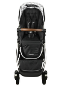 secondhand Mockingbird Single to Double Stroller, Silver with Penny Leather, Windowpane, Black , 2022