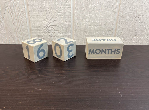 secondhand Milestone Blocks