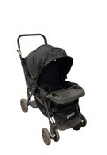 secondhand Joovy Caboose Too Graphite Sit and Stand Double Stroller, 2018, Black