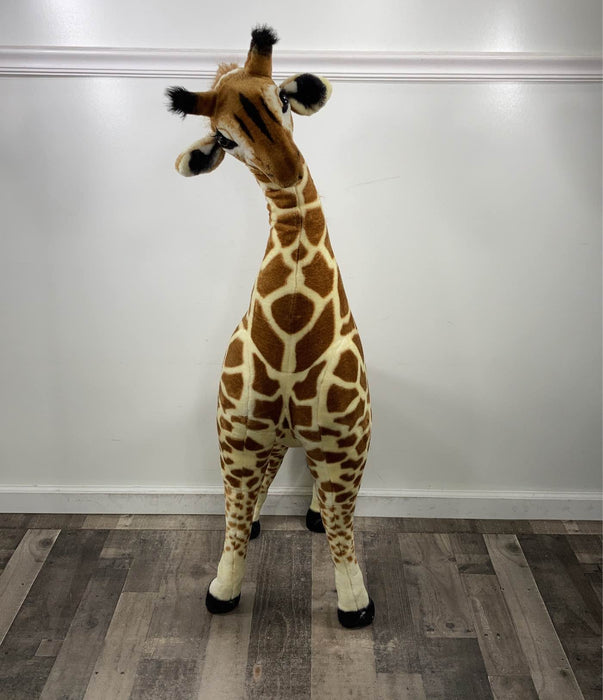 secondhand Melissa & Doug Giraffe Giant Stuffed Animal