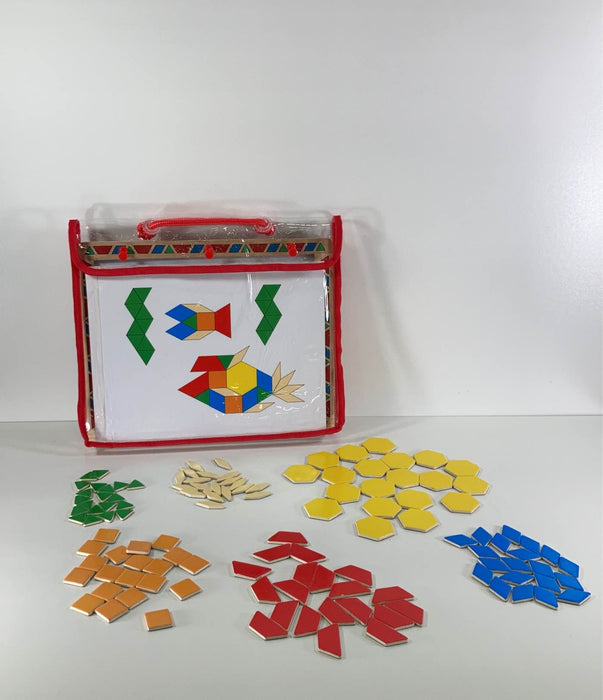 used Melissa & Doug Magnetic Pattern Block Kit