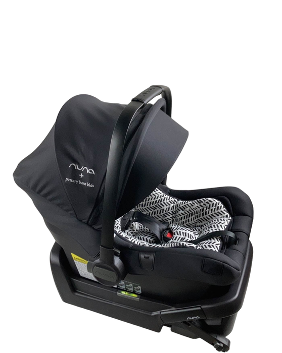 secondhand Nuna Pipa Lite LX Infant Car Seat, Broken Arrow Caviar