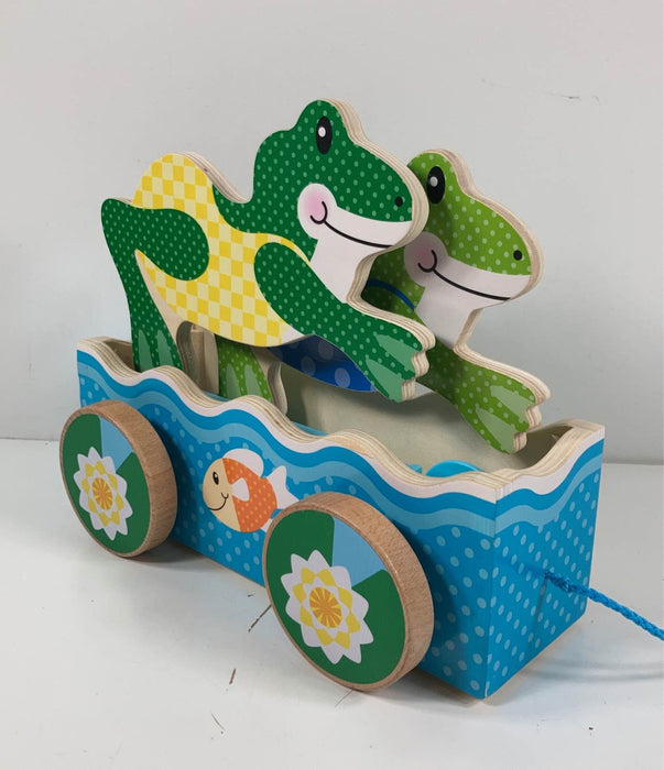 secondhand Melissa & Doug Friendly Frog Pull Toy