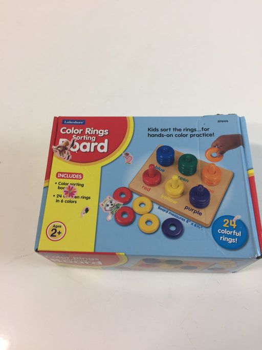 used Lakeshore Color Rings Sorting Board
