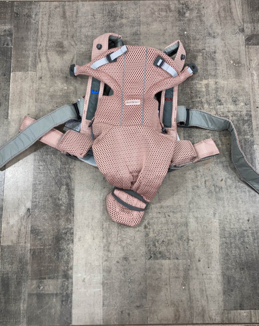 secondhand BabyBjorn Baby Carrier Free, Dusty Pink 3D Mesh