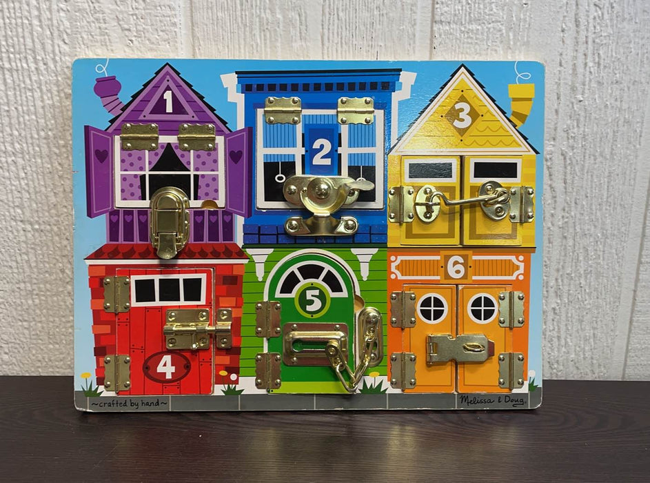 used Melissa & Doug Latches Board