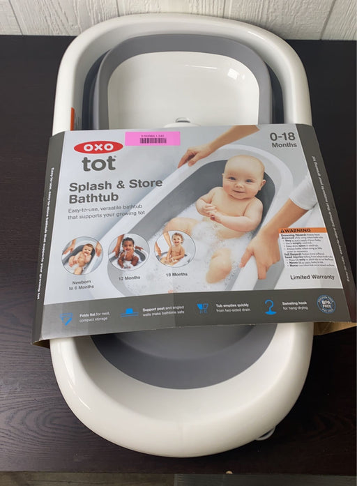 used OXO Tot Splash & Store Baby Bathtub