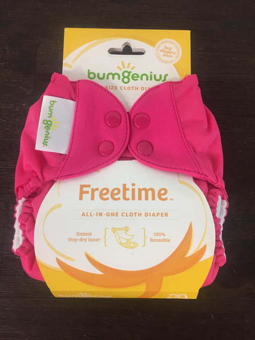 used BumGenius Freetime All-In-One Cloth Diapers